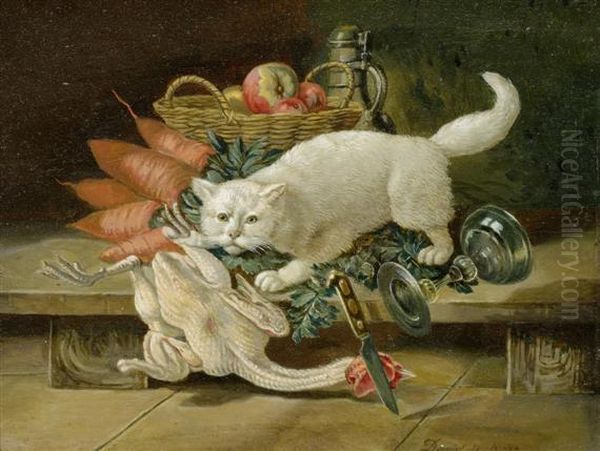 Still Life With Cat - view 1