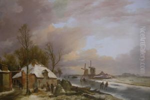 Winterpret by Pierre Francois de Noter