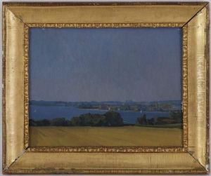 Bord De Lac A Morges by Edmond De Palezieux