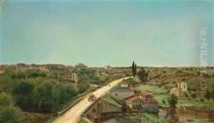 Paysage by Victor Eugene De Papeleu