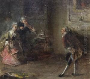 The Dance Lesson by Vincent De Parades