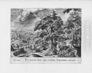 Sechs Landschaften by Crispijn I De Passe