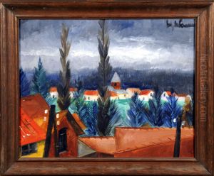 Vue De Village by Jef De Pauw