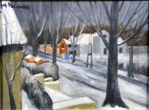 Rue Enneigee by Jef De Pauw