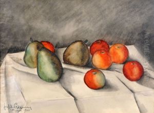Nature Morte Aux Pommes Et Aux Poires