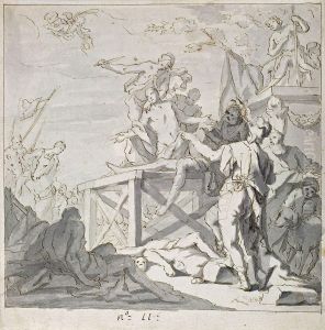 Opferungsszene by Giovanni Antonio De Pieri
