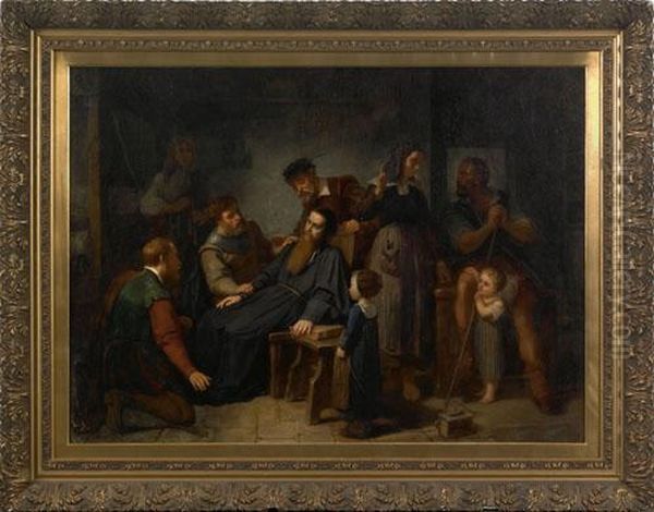 Interior Scene With Figures - view 1