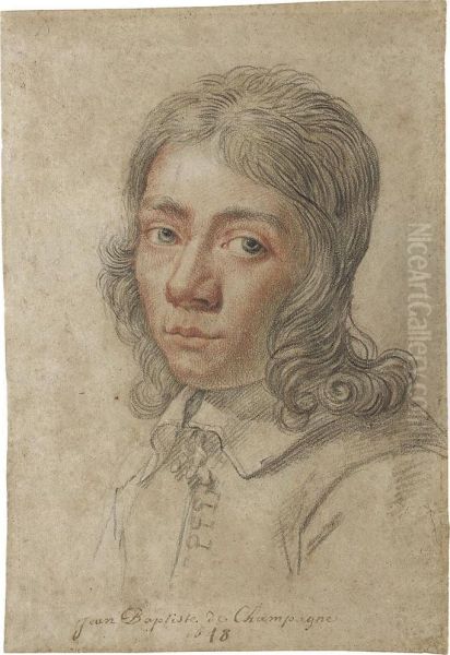 Portrait Of Jean-baptiste De Champaigne, Bust-length, Slightlyturned To The Left - view 1