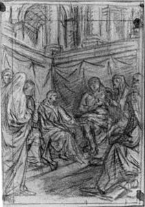 Jesus Chez Les Docteurs by Nicolas De Plattemontagne
