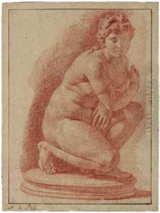 Aphrodite Au Bain, D'apres L'antique by Nicolas I De Poilly