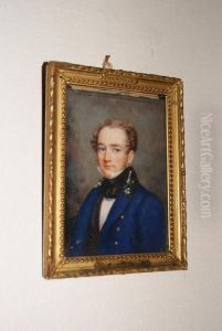 Portrait De Jeune Homme by Pierre Paul De Pommayrac