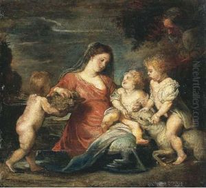 Sainte Famille by Pierre Paul De Pommayrac