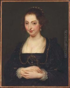 Portrait Presume D'isabella Brant by Pierre Paul De Pommayrac