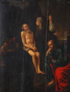 Job Derided By His Wife And Friends Forrefusing To Give Up His Faith