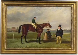 Mr. Martinson's Nancy, F. Marson Up, J. Marson And A Groom (after A Painting By Harry Hall) Mr. Martinson's Nancy, F. Marson Up, J. Marson And A Groom (after A Painting By Harry Hall)
