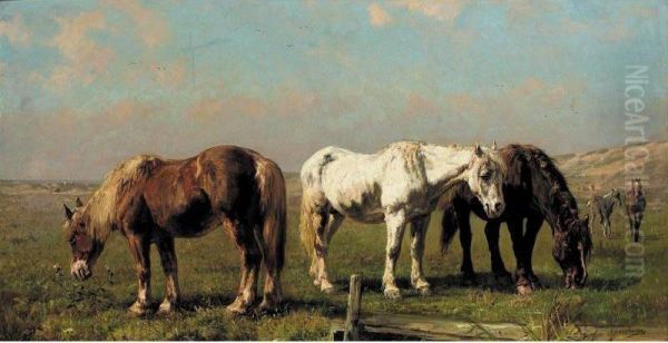 Ponies In A Landscape - view 1