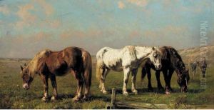 Ponies In A Landscape
