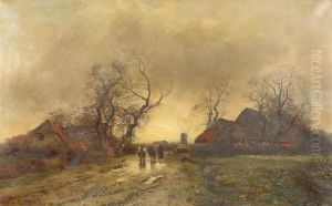 'l'automne' by Ferdinand De Prins