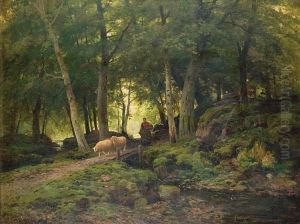 Paysage Aux Moutons by Ferdinand De Prins