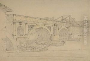 Eine Brucke In Einer Italienischen Stadt. Eine Brucke In Einer Italienischen Stadt.