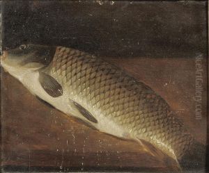 A Carp On A Ledge by Pieter de Putter