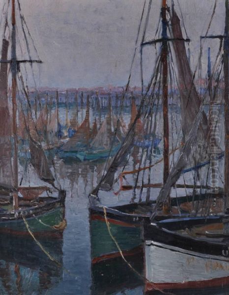 Busy Harbour Scene - view 1