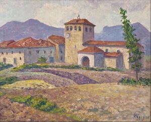 "pueblo Castellano" (bugedo) by Dario de Regoyos y Valdes