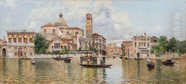 Il Canal Grande Verso Santa Lucia E Il Ponte Delle Guglie - view 1