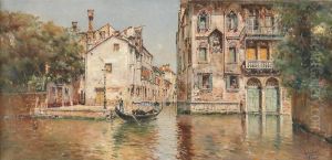 Vue De Venise by Antonio Reyna Manescau