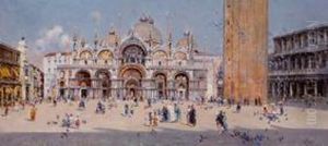 Venecia. Plaza De San Marcos by Antonio Reyna Manescau