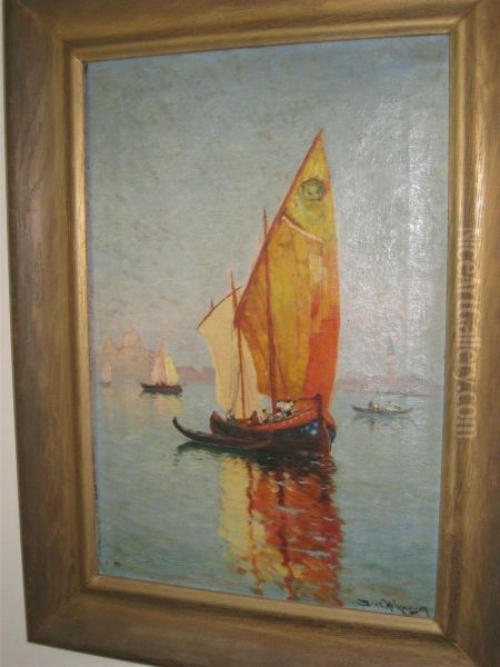 Boat In Venice - view 1