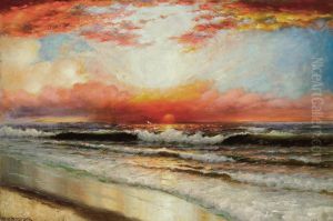Coastal Landscape, Sunset Coastal Landscape, Sunset
