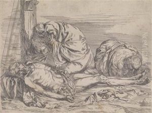 Die Beweinung Christi by Jusepe de Ribera