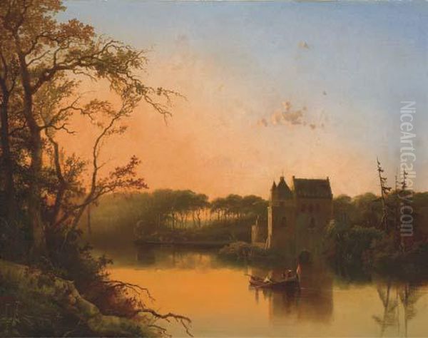 On The River By The Castle - view 1