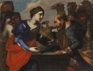 Incontro Tra Rebecca Ed Eliazero Al Pozzo by Francesco Pacecco De Rosa