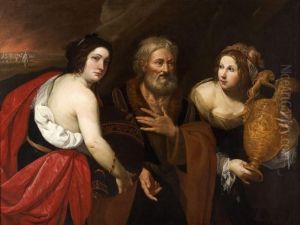 Loth Et Ses Filles by Francesco Pacecco De Rosa