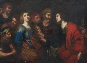 Santa Condotta Al Martirio by Francesco Pacecco De Rosa