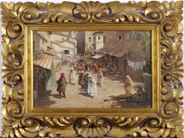An Oriental Market Scene - view 1