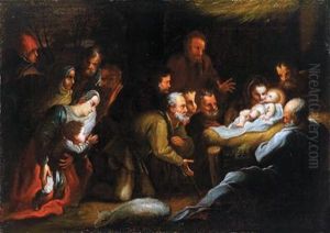 L""""adorazione Dei Pastori by Pasquale De Rossi