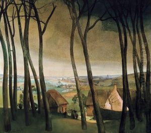 Fin D'une Journee Ensoleillee by Valerius De Saedeleer
