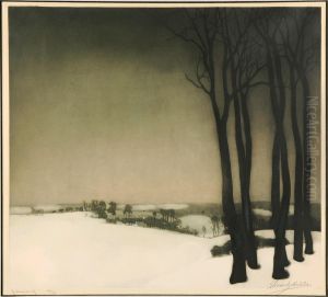 Hiver En Flandres. by Valerius De Saedeleer