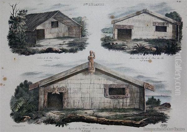 Three Pa's - Plate 65, Nelle Zelande - view 1
