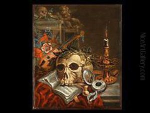 Vanitas-stilleben by Simon Renard De Saint-Andre