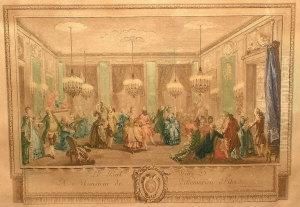 Le Bal Pare A Monsieur De Villemorien Fila by Augustin de Saint-Aubin