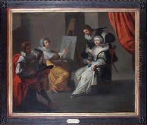 La Portraitiste . by Jean de Saint-Igny