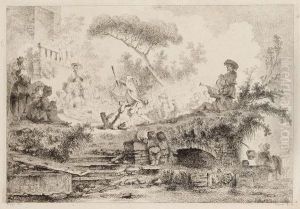 Paysage Avec Un Meneur D'ours (landschaft Mit Tanzbaren) Paysage Avec Un Meneur D'ours (landschaft Mit Tanzbaren)