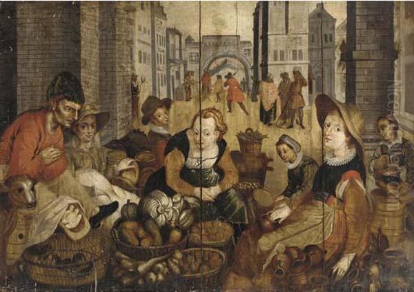A Street Market - view 1