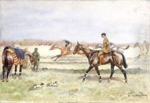 Scene De Course by Antoine De Salaberry