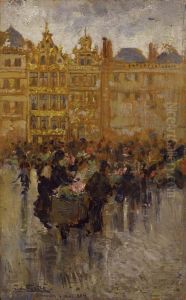 Il Mercato Dei Fiori A Bruxelles