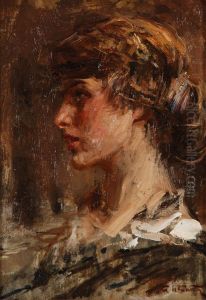 Profilo Femminile by Giuseppe De Sanctis